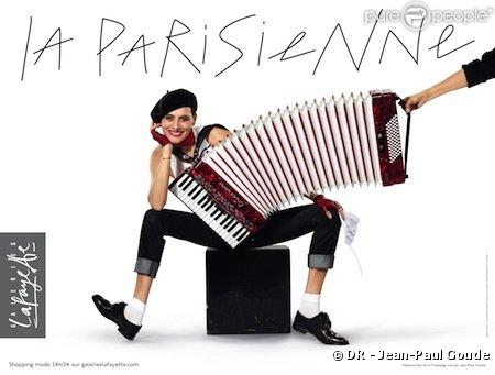 Inès de la Fressange pour les Galeries Lafayette 2011 