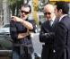 Antonio Banderas a déjeuné avec des amis chez Scarpetta, à Los Angeles, le 7 mars 2011.