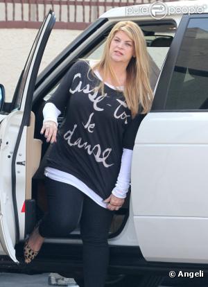 Kirstie Alley à la sortie des studios de l'émission Dancing with the stars le 18 mars 2011