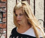 Kirstie Alley à la sortie des studios de l'émission Dancing with the stars le 18 mars 2011