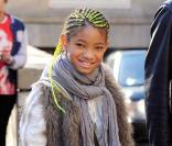 WIllow Smith à la sortie de son hôtel, à Londres. 19 mars 2011