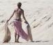 Elisabetta Canalis sous le soleil de Mexico, en mars 2011.