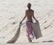 Elisabetta Canalis sous le soleil de Mexico, en mars 2011.