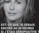 La campagne Aides 2006 avec Claire Chazal.
