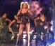 Britney Spears se produit au Rain Nightclub de Las Vegas, vendredi 25 mars.