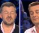 Eric Naulleau et Pascal Husting, dans l'émission  On n'est pas couché  du samedi 26 mars sur France 2.