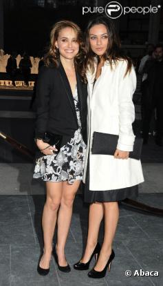 Natalie Portman et Mila Kunis à New York, en 2009. 