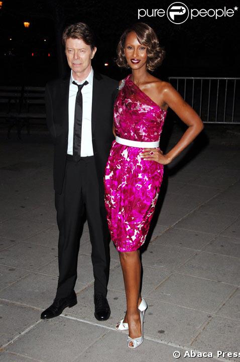 David Bowie et sa femme Iman