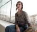 Anna Mouglalis visite Athènes, où elle est pour quelques jours en tant que marraine du Festival du Film Francophone en Grèce. Ici au musée de l'Acropole le 2 avril 2011.
