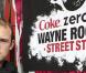 Wayne Rooney en tournage d'une pub Coca