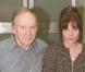 Marie Trintignant et son père Jean-Louis, à Paris, le 23 janvier 2001.