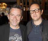 La Dream Team de l'Arnacoeur: Laurent Zeitoun et Pascal Chaumeil lors de la dernière représentation du spectacle de Jérôme Commandeur au Casino de Paris, le 9 avril 2011