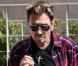 Johnny Hallyday et Laeticia en famille, à Pacific Palisades, le 3 avril 2011.
