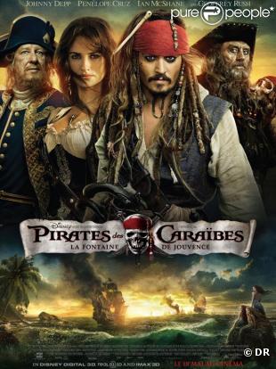 Pirates des Caraïbes : la Fontaine de jouvence , en salles le 18 mai 2011.