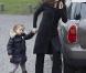 Le 13 avril 2011, à la veille du baptême de leurs jumeaux, la princesse Mary et son époux le prince Frédérik, avec leurs enfants Christian et Isabella, se sont rendus à l'église d'Holmen pour les ultimes répétitions.