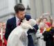 Le baptême des jumeaux du prince Frederik et de la princesse Mary de Danemark, prénommés Vincent et Joséphine, a eu lieu en l'église d'Holmen, à Copenhague, le 14 avril 2011.