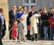 Le 14 avril 2011, la princesse Mary et le prince Frederik de Danemark quittent le palais royal d'Amalienborg avec leurs enfants, Christian et Isabella. Direction l'église d'Holmen, pour le baptême de leurs jumeaux de trois mois, Vincent et Joséphine.