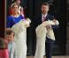 Le 14 avril 2011, la princesse Mary et le prince Frederik de Danemark quittent le palais royal d'Amalienborg avec leurs enfants, Christian et Isabella. Direction l'église d'Holmen, pour le baptême de leurs jumeaux de trois mois, Vincent et Joséphine.