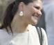 La princesse Victoria de Suède et son mari le prince Daniel en visite sur l'île de Gotland, le 15 avril 2011.