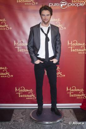 La statue de cire de Robert Pattinson à Berlin le 18 avril 2011