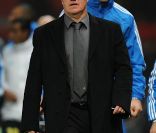 Didier Deschamps le 15 mars 2011 à Manchester United, en 8e de finale de Ligue des Champions.