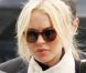 Lindsay Lohan arrivant au tribunal à Los Angeles le 22 avril 2011