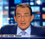 Jean-Pierre Peranut présente le JT de 13 heures de TF1, vendredi 22 avril.