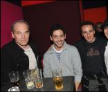 Laurent Baffie, Elie Semoun et Florence Foresti à l'after show de Manu Payet