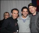 Elie Semoun et Gad Elmaleh à l'after show de Manu Payet