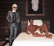 Karl Lagerfeld signe la suite Magnum Chocolat réalisée par le maître chocolatier et sculpteur Patrick Roger le 28 avril 2011 à l'Hôtel La Réserve à Paris