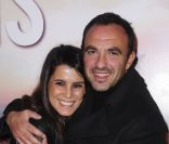 Karine Ferri et Nikos Aliagas, le 21 février 2011, au Gaumont Marignan à Paris.
