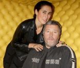 Philippe Starck et son épouse Jasmine en novembre 2008. 