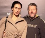 Philippe Starck et son épouse Jasmine en novembre 2009. 
