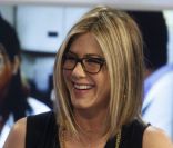 Jennifer Aniston participe à une émission de télé à la télévision espagnole, le 22 février 2011.