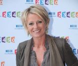 Sophie Davant, à la conférence de presse annuelle de France Télévisions, en septembre 2010. <br />