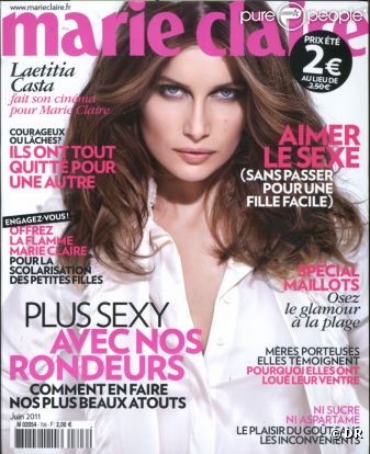 La couverture du magazine Marie Claire de juin 2011