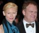 Tilda Swinton et John C. Reilly à l'occasion de la présentation officielle de We need to talk about Kevin , dans le cadre du 64e Festival de Cannes, le 13 mai 2011.