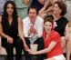 Hafsia Herzi, Bertrand Bonello, Céine Sallette et Noémie Lvovsky à l'occasion du photocall de L'Apollonide - souvenirs de la maison close , présenté dans le cadre du 64e Festival de Cannes, le 16 mai 2011.