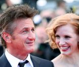 Sean Penn et Jessica Chastain à l\'occasion de la présentation de <em>The Tree of Life</em>, au 64e Festival de Cannes, le 16 mai 2011.