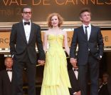Brad Pitt, Jessica Chastain et Sean Penn à l\'occasion de la présentation de <em>The Tree of Life</em>, au 64e Festival de Cannes, le 16 mai 2011.