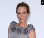 Uma Thurman lors du gala de l'amfAR au Cap d'Antibes le 19 mai 2011