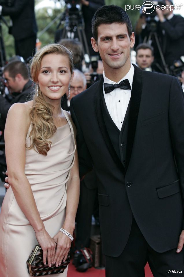 Novak Djokovic couple