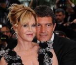 Tendres amoureux, les acteurs Antonio Banderas et Melanie Griffith, présents à Cannes le 11 mai 2011 pour Midnight in Paris, film d'ouverture  