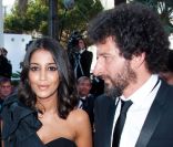 Leïla Bekhti et Radu Mihaileanu lors de la présentation de La Source des femmes au festival de Cannes le 21 mai 2011