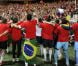 L'Equipe de Lille est sacrée championne de France 2010-2011, à l'issue match PSG-Lille, dans le cadre de la 37e journée de Ligue 1 au Parc des Princes (Paris), samedi 21 mai 2011.