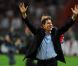 Rudi Garcia, entraîneur de l'équipe de Lille, savoure son titre de champion de France au Parc des Princes (Paris), samedi 21 mai 2011.