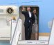 Barack et Michelle Obama arrivent à Dublin, lundi matin, le 23 mai 2011.