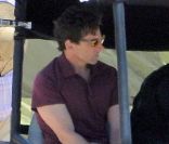 Steve Carell sur le tournage de <em>Seeking a friend for the end of the world</em>, à Malibu, le 26 mai 2011.