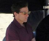 Steve Carell sur le tournage de <em>Seeking a friend for the end of the world</em>, à Malibu, le 26 mai 2011.