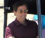 Steve Carell sur le tournage de <em>Seeking a friend for the end of the world</em>, à Malibu, le 26 mai 2011.
